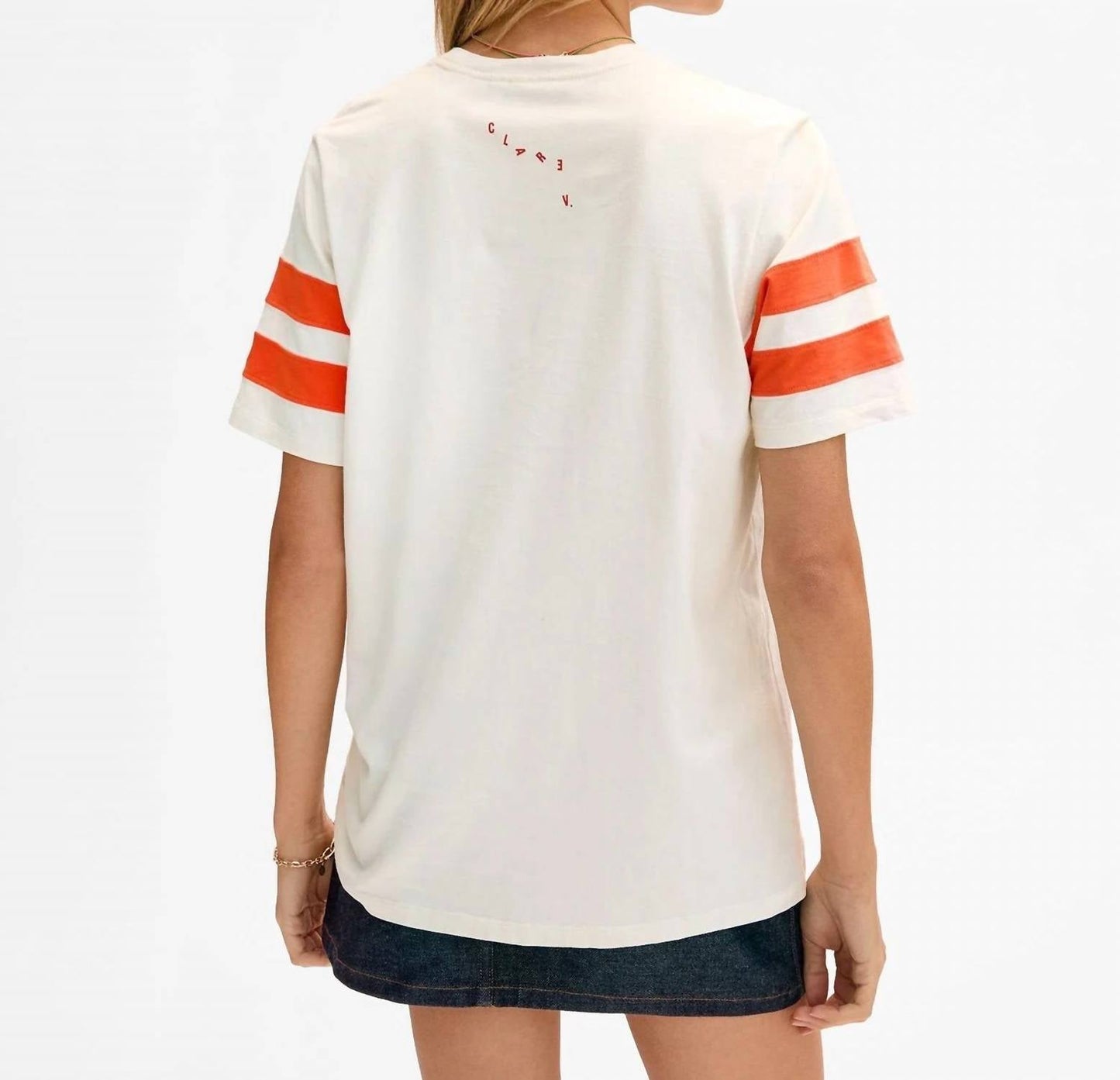 Clare V. - Original Crewneck Varsity Tee