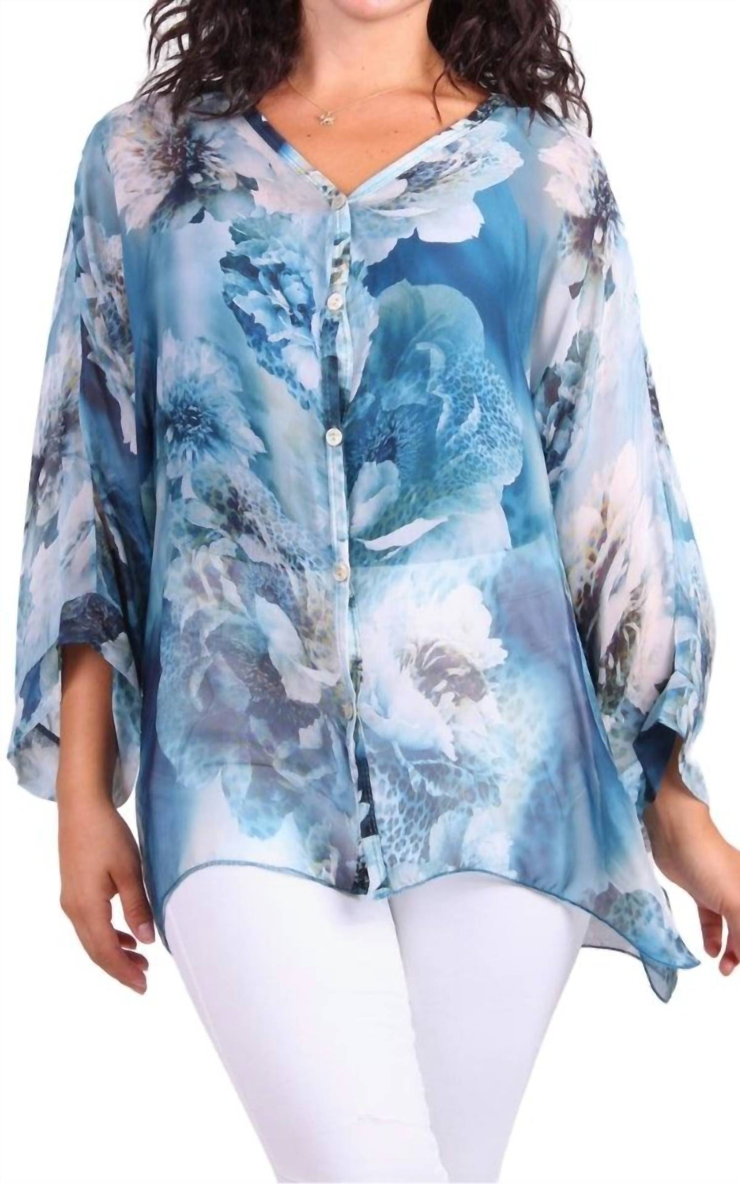 Gigi Moda - Angelo Jungle Silk Blouse