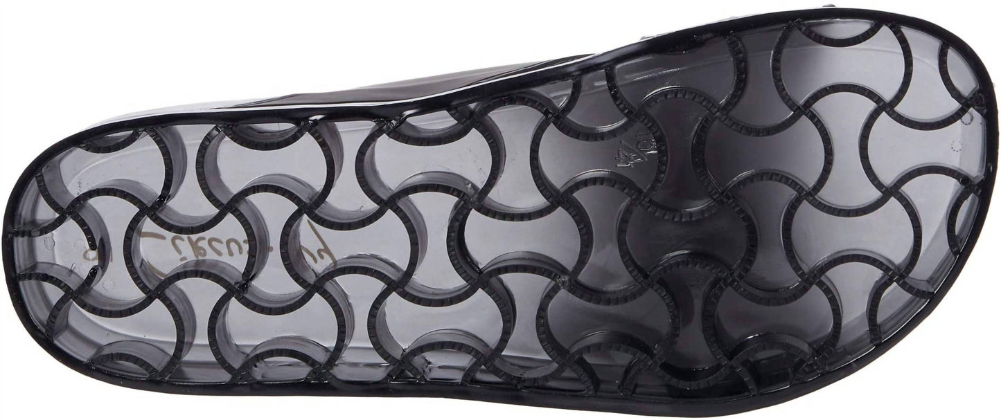 Sam Edelman - Women's Jelly Jaylee Block Translucent Slip On Slides Sandals