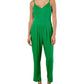 Apricot - Linen Mix Pleat Detail Cami Jumpsuit