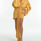 Steffany Milano - Golden Empress Wrap Dress