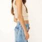 Project Social T - Mix Up V Neck Sweater Rib Vest