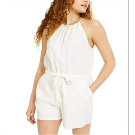 Be Bop Juniors Halter Neck Romper - White XLarge