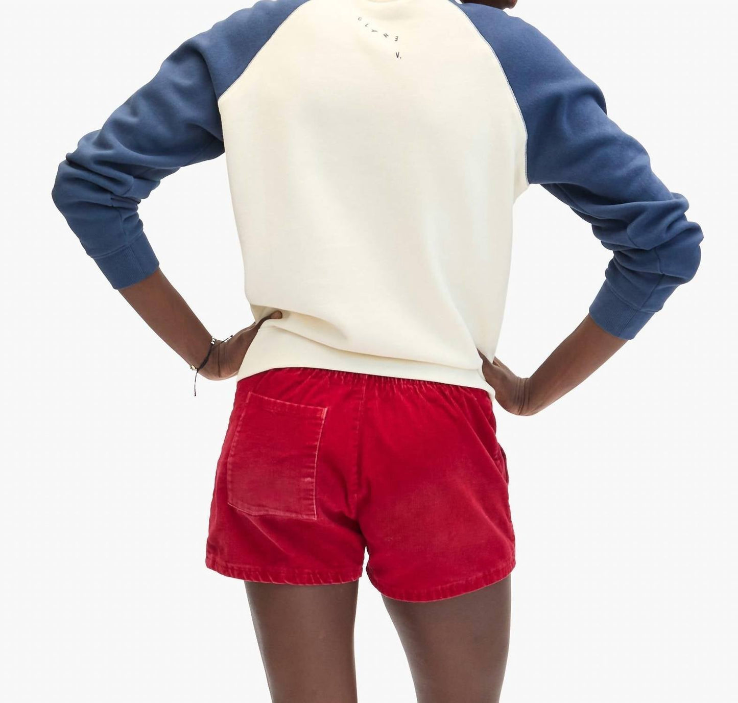 Clare V. - Sardine Embroidered Sardine Sweatshirt