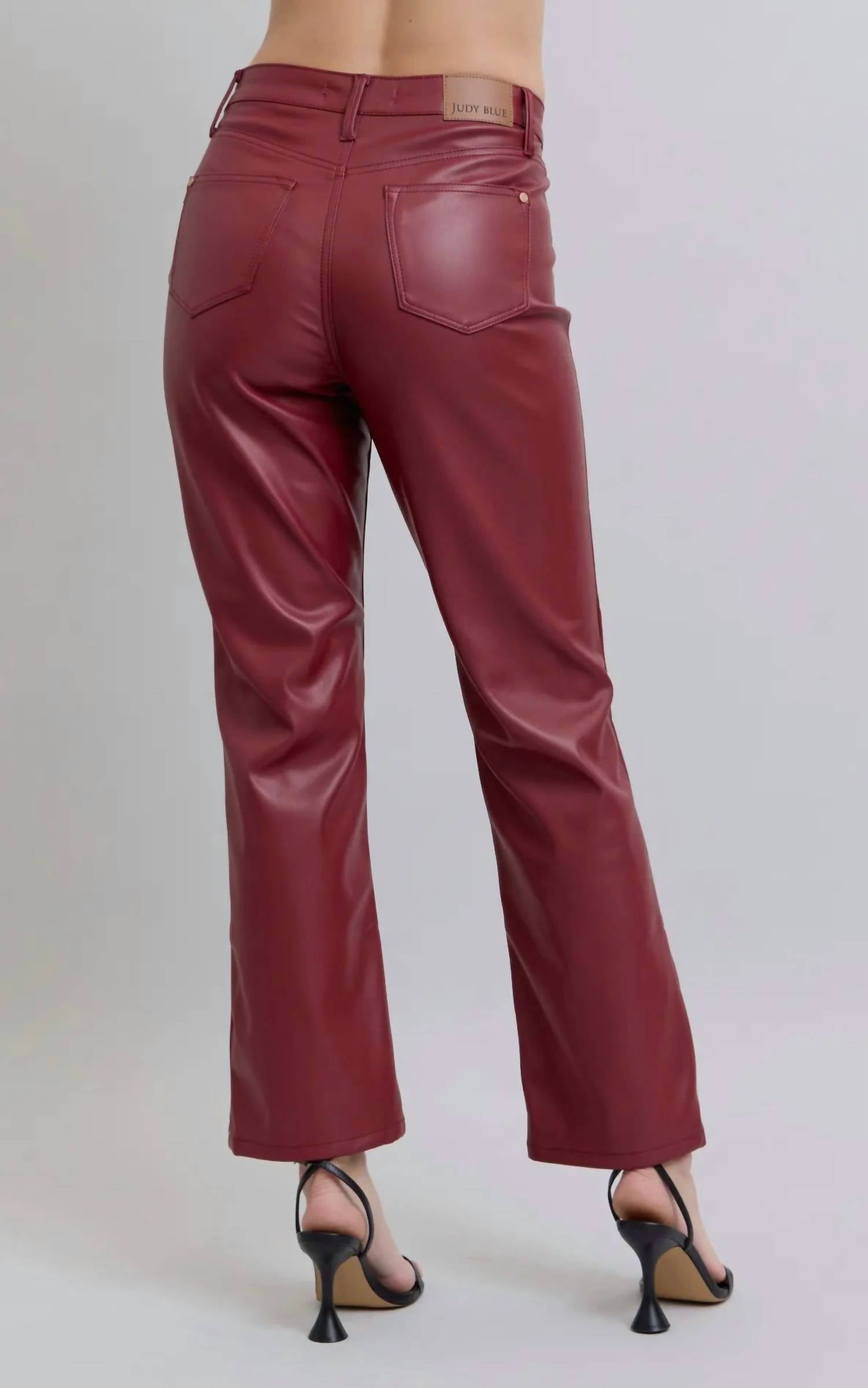 judy-blue-faux-leather-tummy-control-high-waisted-straight-leg-pants