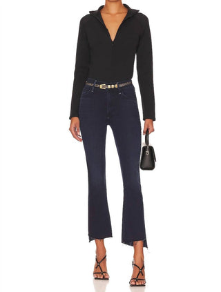 Mother - Insider Crop Step Fray Jean