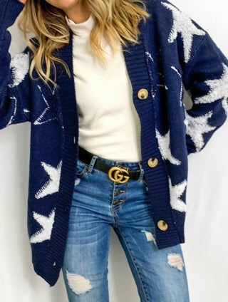And The Why - It's In The Stars Sweater Cardigan