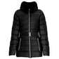 Michael Kors - Faux Fur Collar Belted Lightweight Down Puffer Coat