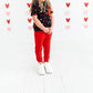 Laree + Co. - Heart Doodles Bamboo Pocket Tee + Jogger Set