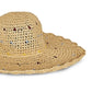 BCBGMAXAZRIA Women's Scalloped Edge Sun Hat Brown Size Regular