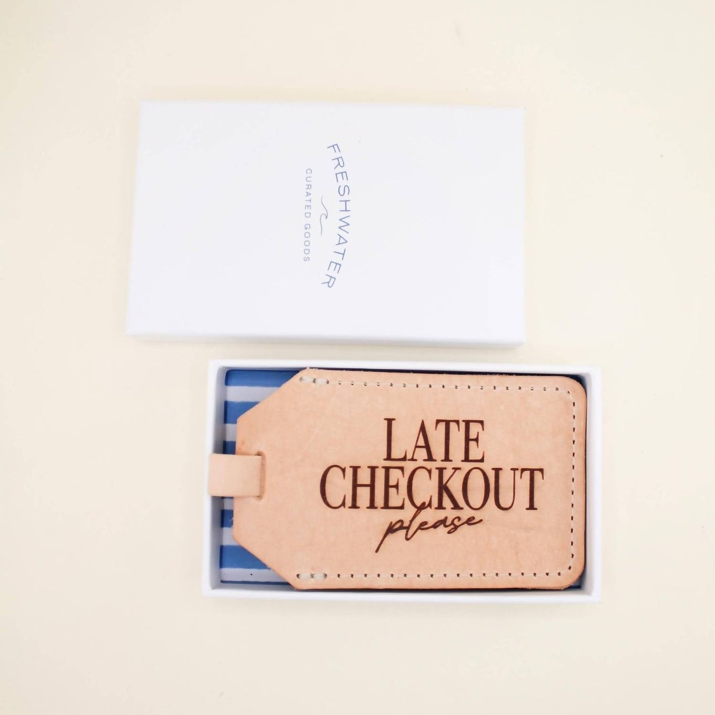 Freshwater Curated Goods - Late Checkout Luggage Tag