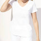 Azi - Cotton Slub V Neck Tee