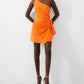 French Connection - Whisper One Shoulder Tie Dress