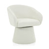 Modern Swivel Accent Chair With Ergonomic Barrel Design