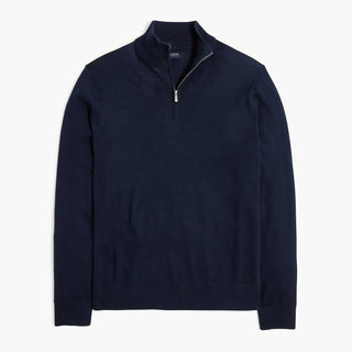 J.Crew - Men's Merino Wool-blend Half-zip Sweater