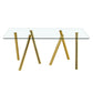 Dining Table With Transparent Surface