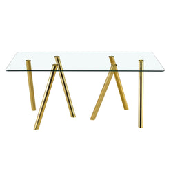 Dining Table With Transparent Surface