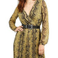 Guess Women's Maya Maxi Dress Yellow Size Large