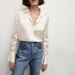 Veronica Beard - Monique Silk Button Down Shirt