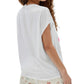 GUESS Women's J Balvin Cotton Amour Graphic T-Shirt White Size Large