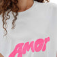 GUESS Women's J Balvin Cotton Amour Graphic T-Shirt White Size Large