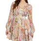 GUESS Women's Primrose Dress Yellow Size X-Large
