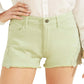 GUESS Women's 1981 Embroidered Shorts Green Size 29