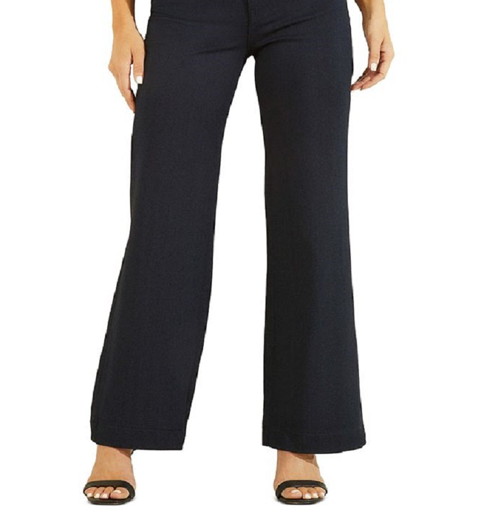 GUESS Women's High Rise Wide Leg Palazzo Style Jeans Blue Size 25X32