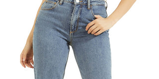 GUESS Women's High Rise Mom Jeans Blue Size 28X27
