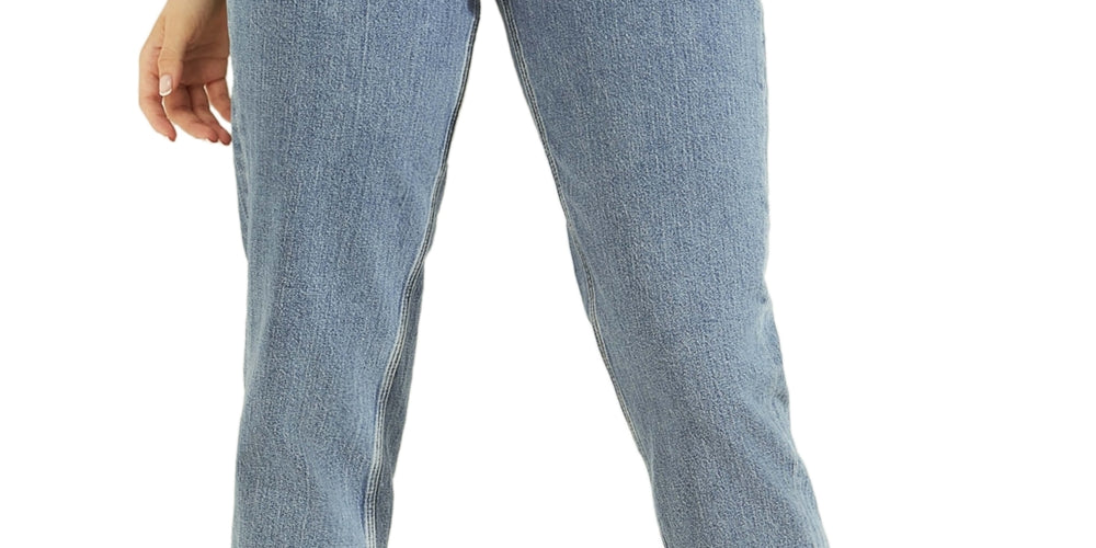 GUESS Women's High Rise Mom Jeans Blue Size 28X27
