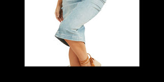 GUESS Women's Uma Denim Bodycon Dress Poipu  Size X-Small