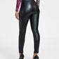 GUESS Women's Priscilla Faux Leather Leggings Black Size Medium