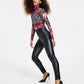 GUESS Women's Priscilla Faux Leather Leggings Black Size Medium