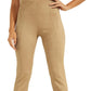 GUESS Women's Maya Faux Suede Leggings Brown Size Small