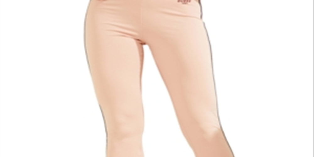GUESS Women's Pull On Leggings Pink Size Large