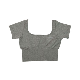 GUESS Women's Short Sleeve Seamless Top Gray Size M/L