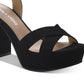Sun + Stone Women's Lillah Dress Sandals Black Size 7 M