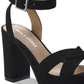 Sun + Stone Women's Lillah Dress Sandals Black Size 7 M