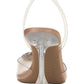 INC International Concepts Women's Scienna Vinyl Slingback Pumps White Size 8.5 M