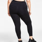 ID Ideology Women's Compression High Waist Side Pocket 7/8 Length Leggings Black
