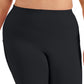 ID Ideology Women's Pull On Bicycle Shorts Black Size 2X