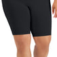 ID Ideology Women's Pull On Bicycle Shorts Black Size 2X