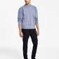 INC International Concepts Men's Regular Fit Garment Dyed Mock Neck Sweatshirt Gray Size X-Large