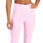 ID Ideology Women's Compression High Waist Side Pocket 7/8 Length Leggings Pink Size Small