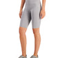 ID Ideology Women's Compression High Rise 10 Bike Shorts Gray Size XX-Large