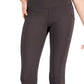 ID Ideology Women's Compression Pocket Full Length Leggings Gray Size X-Large