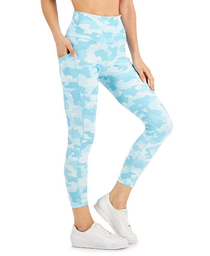 ID Ideology Women's Compression Active 7/8 Ankle Leggings Blue Size X-Small