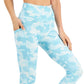 ID Ideology Women's Compression Active 7/8 Ankle Leggings Blue Size Medium