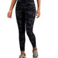 ID Ideology Women's Compression Active 7/8 Ankle Leggings Black
