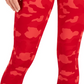 ID Ideology Women's Compression Camo Print Capri Leggings Red Size X-Small